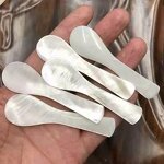Mother of Pearl Spoon Supplier - OEM Hot Sale 7-9cm Natural Shell Spoon