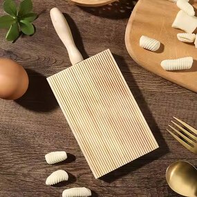 Handmade Gnocchi Board Supplier - OEM Small Wooden Pasta Butter Stripper