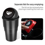 Mini Car Trash Can Factory - OEM Plastic Trash Bin Cup Holder Organizer