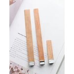 Wooden Wick Supplier - OEM Eco-friendly Custom Metal Clip Wick