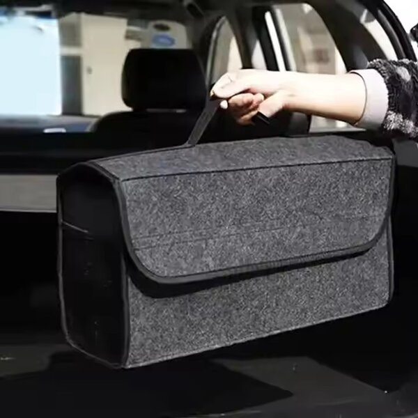 Car Trunk Organizer Supplier - OEM Custom Logo Multipurpose Felt Bag