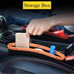 Car Seat Storage Bag Supplier - OEM Hot Sale PU Leather Crevice Organizer