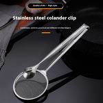 Stainless Steel Scoop Factory - OEM 2 in 1 Food Scoop Oil Filter Clip