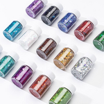 Nail Glitter Supplier - OEM Ultra Shiny DIY Laser Mixed Glitter Powder