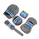Car Cleaning Towel Set Factory - OEM 9-Pieces Wash Wax Kit with Brushes