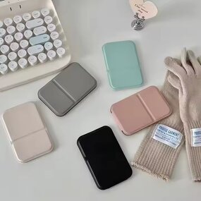 Portable Makeup Mirror Supplier - OEM Personalized Mini PU Leather Mirror