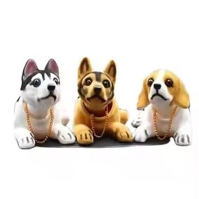Nodding Dog Ornament Factory - OEM Resin Shaking Head Car Toys Decor