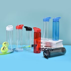 Travel Sport Bottle Factory - OEM Custom Logo 700ml Flip Top Straw Bottle