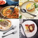 Cutlery Set Manufacturer - OEM Restaurant 4pcs Stainless Metal Flatware