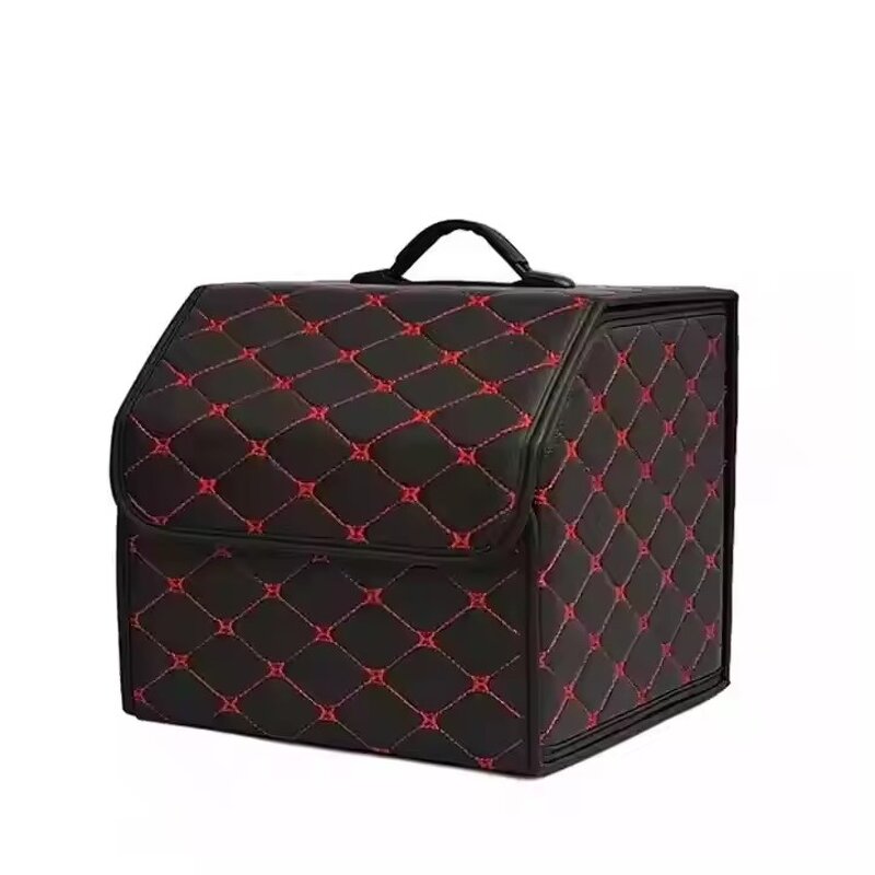 Foldable Trunk Organizer Factory - OEM Convenient PU Leather Storage Box
