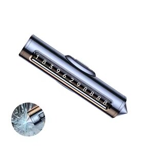 Emergency Tool Kit Supplier - OEM 2-in-1 Safety Hammer Parking Plate