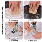 Loofah Sponge Manufacturer - OEM Eco-Friendly Soft Double-Layer Scouring Pad