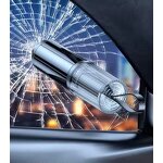 Car Safety Keychain Factory - OEM 2 in 1 Portable Hammer Seatbelt Cutter