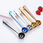 Measuring Spoon Supplier - OEM Stainless Steel Food Sealing Clip Spoon