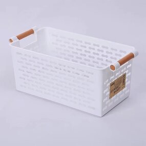Plastic Storage Basket Factory - OEM Sustainable Modern Rectangular PP Basket