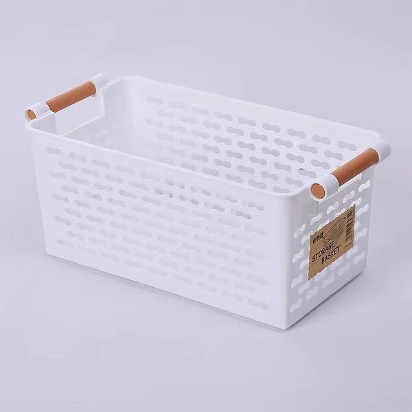 Plastic Storage Basket Factory - OEM Sustainable Modern Rectangular PP Basket