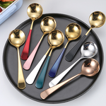Stainless Steel Spoons Factory - OEM Household Round Head Children's Spoon