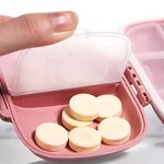 Travel Pill Box Supplier - OEM Custom Logo Daily Foldable Pill Storage