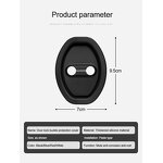 Door Lock Cover Supplier - OEM 4 Pcs Silicone Shock Absorption Pads