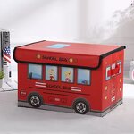 Kids Storage Box Manufacturer - OEM Hot Sale Cartoon Car Shape Dustproof Bin