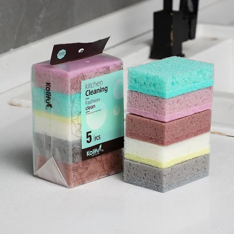 Cleaning Sponge Cloth Manufacturer - OEM High-Density Non-Stick Oil Sponge