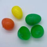 Easter Eggs Manufacturer - OEM Hot Sale 6pcs 8cm Handcrafted Plastic Eggs