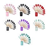 Custom Kitchen Set Supplier - OEM 12 Pcs Silicone Cookware with Knife