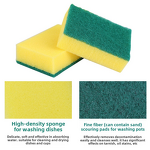 Dish Scrub Sponges Factory - OEM Factory Eco Non-scratch Double Effect