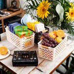 Plastic Storage Basket Factory - OEM Sustainable Modern Rectangular PP Basket