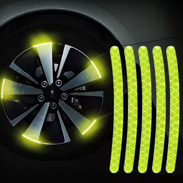 Car Wheel Sticker Manufacturer - OEM 20 Pcs Fluorescent Reflective Strips