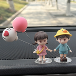 Kissing Dolls Car Ornament Manufacturer - OEM Resin Metal Interior Decor