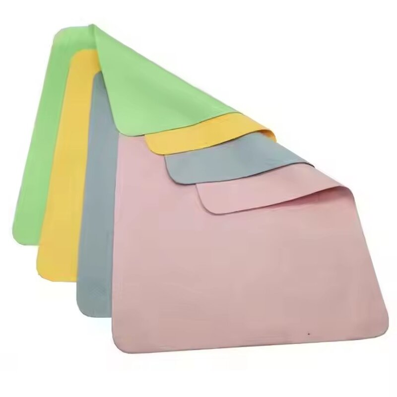 Microfiber Cleaning Cloth Supplier - OEM Custom Embossed Logo Suede Cloth