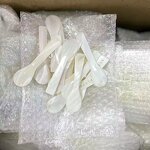 Caviar Coffee Scoop Manufacturer - OEM Customized 7 cm Natural Shell Spoon