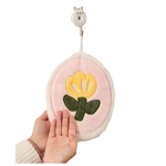 Microfiber Towel Manufacturer - OEM Coral Fleece Absorbent Flower Hand Towel