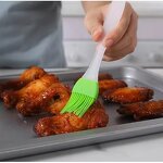 BBQ Oil Brush Supplier - OEM Heat Resistant Silicone Basting Brush Set