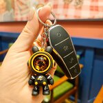 Cartoon Keychain Factory - OEM Multi-Color Rabbit Astronaut Car Pendant