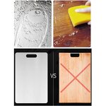 Stainless Steel Cutting Board Supplier - OEM Double Sided 304 Food Grade Board