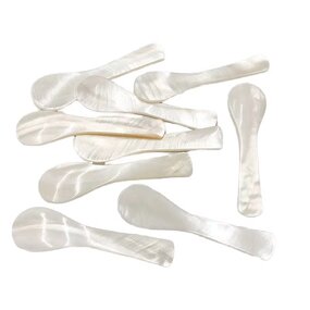 Mother of Pearl Spoon Supplier - OEM Hot Sale 7-9cm Natural Shell Spoon