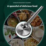 Stainless Steel Scoop Factory - OEM 2 in 1 Food Scoop Oil Filter Clip