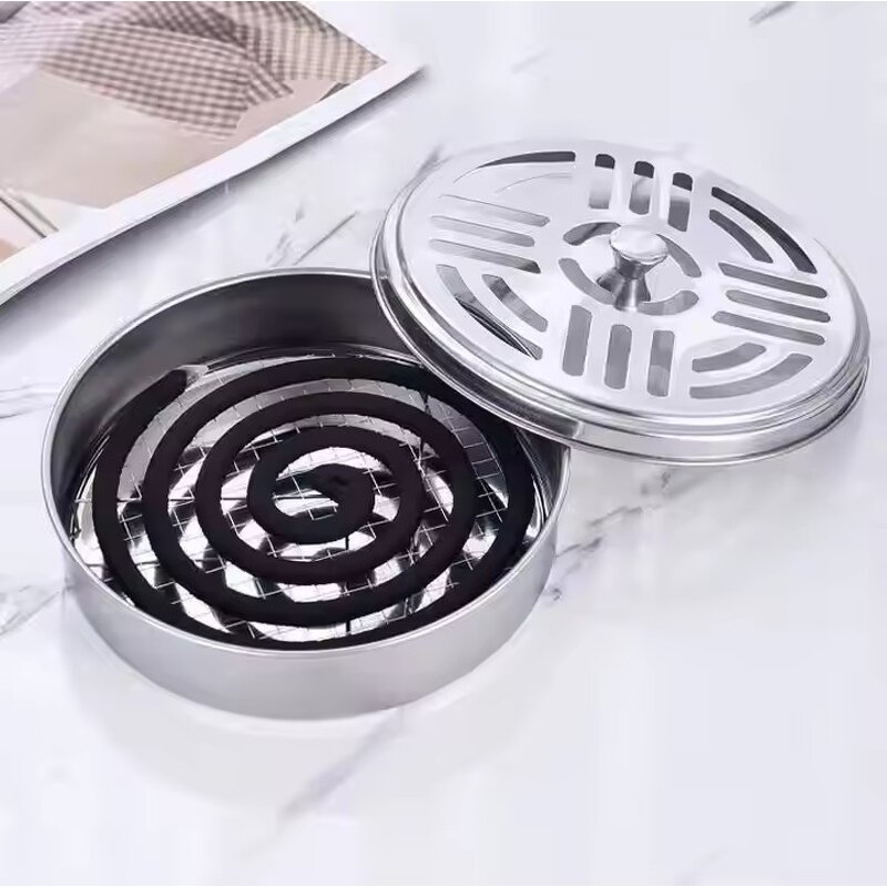 Mosquito Coil Box Factory - OEM JY Stainless Steel Fireproof Ash Tray