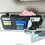 Car Visor Clip Factory - OEM Luxury PU Leather Glasses Storage Holder