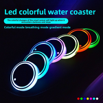 LED Coasters Factory - OEM Custom Colorful Car Cup Mat Holder RGB