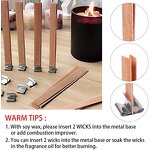 Wooden Wick Supplier - OEM Eco-friendly Custom Metal Clip Wick