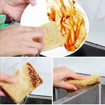 Eco-Friendly Sponge Factory - OEM Double-Layer Soft Loofah Dish Sponge