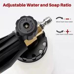 Foam Lance Bottle Supplier - OEM 1 L Capacity Pressure Car Washer Gun