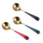 Stainless Steel Spoons Factory - OEM Household Round Head Children's Spoon