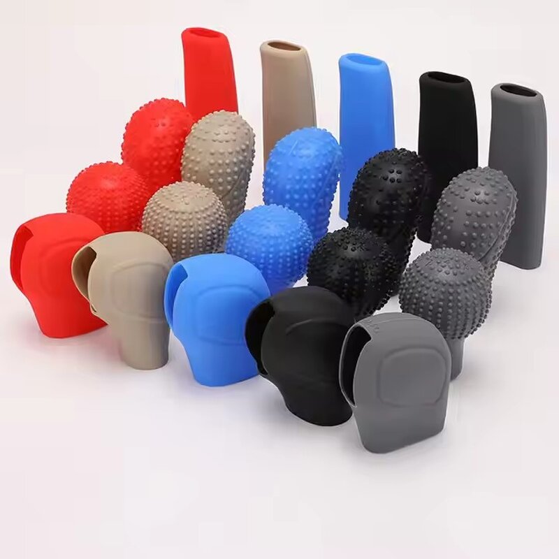Car Shift Cover Supplier - OEM Custom Logo Silicone Handbrake Cover