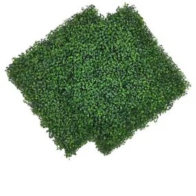 Artificial Plant Wall Factory - OEM Eco-friendly Plastic Hedge Panel Screen