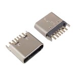 USB-C Socket Manufacturer - OEM 6 Pin SMT High Current Housing