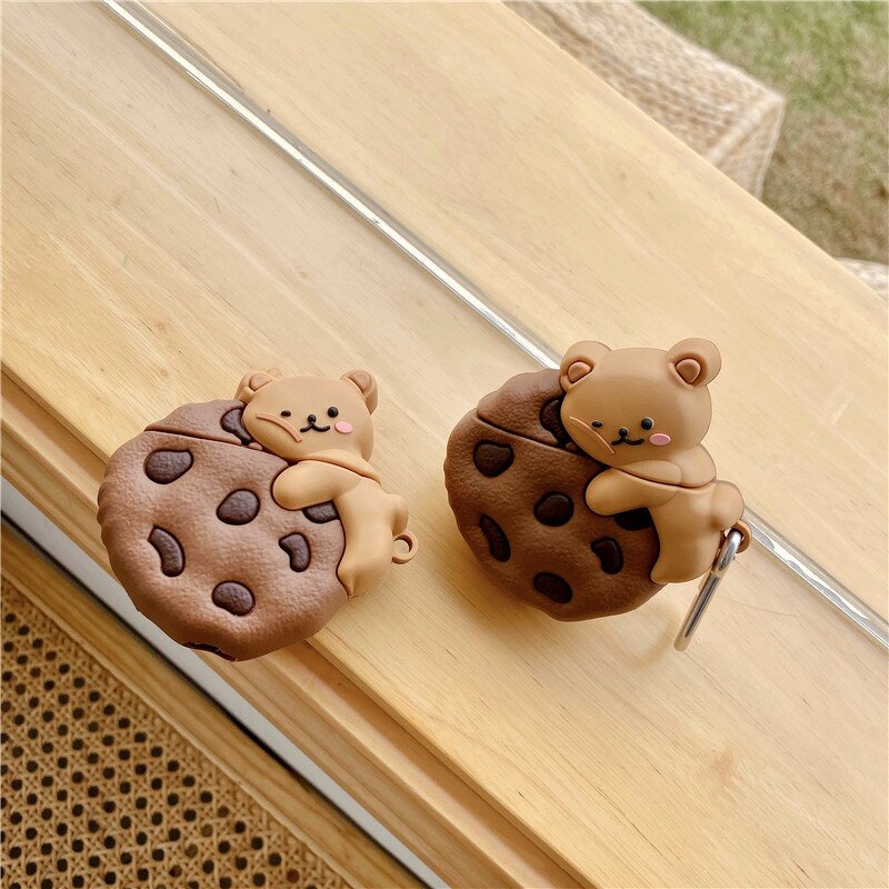 AirPods Case Manufacturer - OEM 3D Cookies Bear Design Biscuit Style